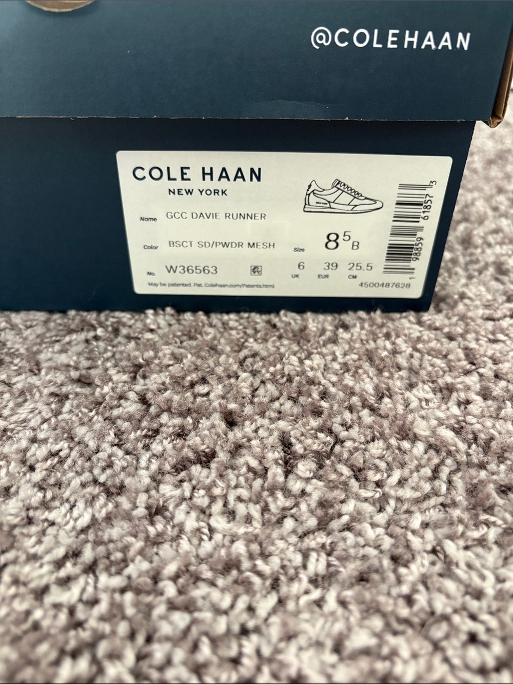 Cole Haan Women’s Suede & Mesh Sneakers — Tan and Cream - Picture 6 of 6